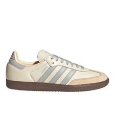 adidas Samba Og Lace Up Womens Grey, Off White Sneakers Casual Shoes JH7299