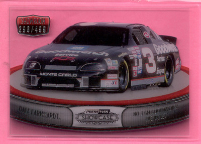 2011 Press Pass Showcase Showroom Dale Earnhardt Car /499