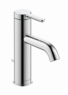 Duravit C1 Single handle lavatory faucet M, with pop-up and drain assembly