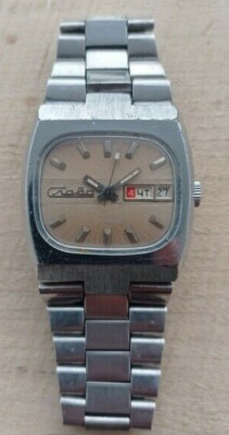 Vintage watch Slava tank automatic made in ussr working