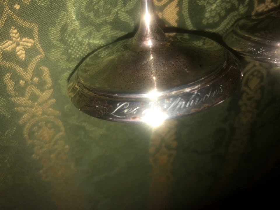 Tazas de cóctel americanas de mediados de siglo REED & BARTON X-55 de plata esterlina 1950-1959 Foto 4 de 4