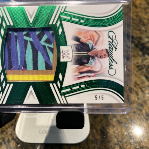 2024 National Treasures Flawless-Emerald Patch Card Grayson Waller #5/5(Mem) - Picture 2 of 3