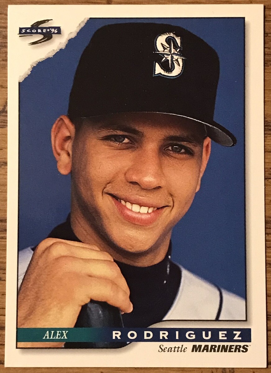 激レア　MARINERS 2002年 サイン入りバット　数量限定　値下げ不可 Alex Rodriguez 1996 SCORE Baseball Card #20 Seattle Mariners MLB
