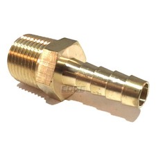 5/16 HOSE BARB X 3/8 MALE NPT Brass Pipe Fitting NPT Thread Gas Fuel Water Air