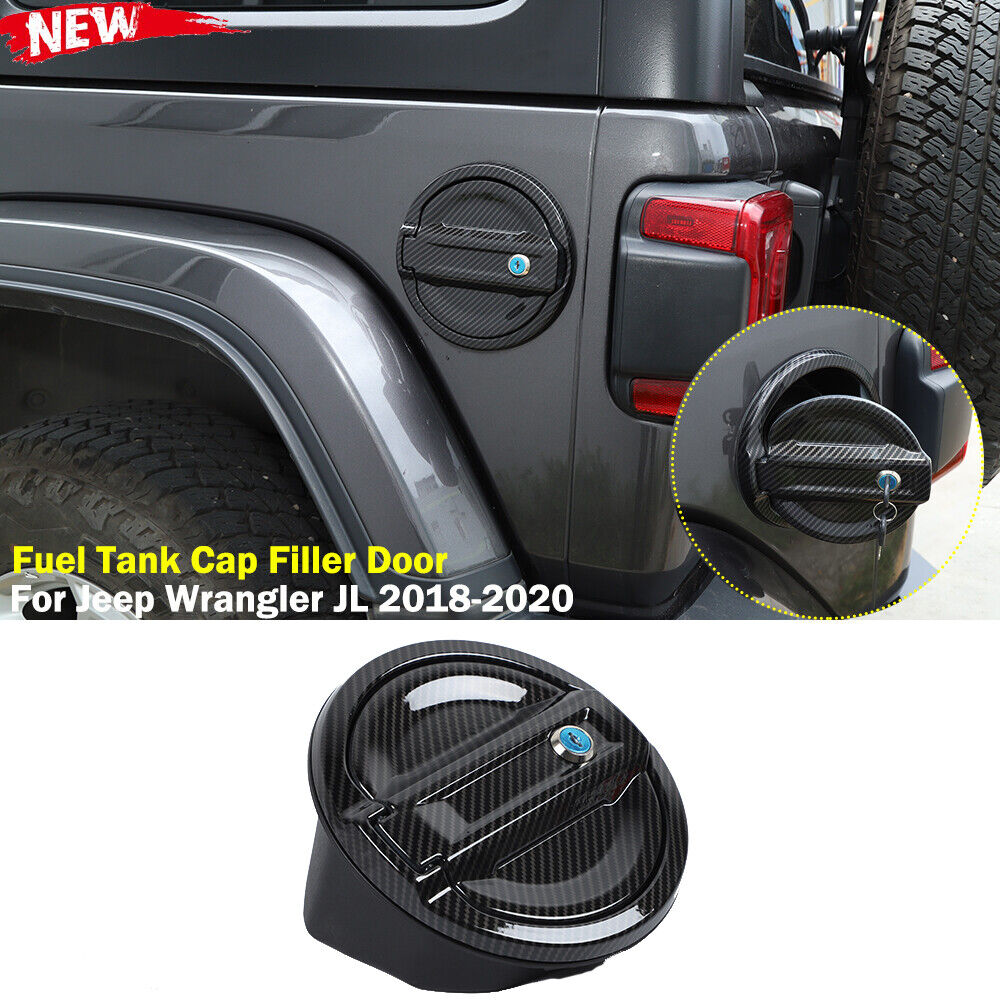 Fuel Filler Door Locking Gas Tank Cap Cover For 2018-2022 Jeep Wrangler JL  JLU | eBay