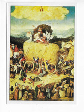 PAINTER PAINTING JEROME BOSCH THE HAY CART
