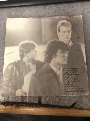 TINY BLADE OF GRASS 3 7'' Single 45 RPM Pop 1980s PS Lenny D'Adonna