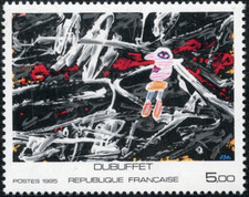 TIMBRE France 1985 n° 2381** (  jean Dubuffet )  TBE