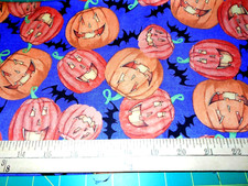 30" Happy Pumpkins Halloween Fabric