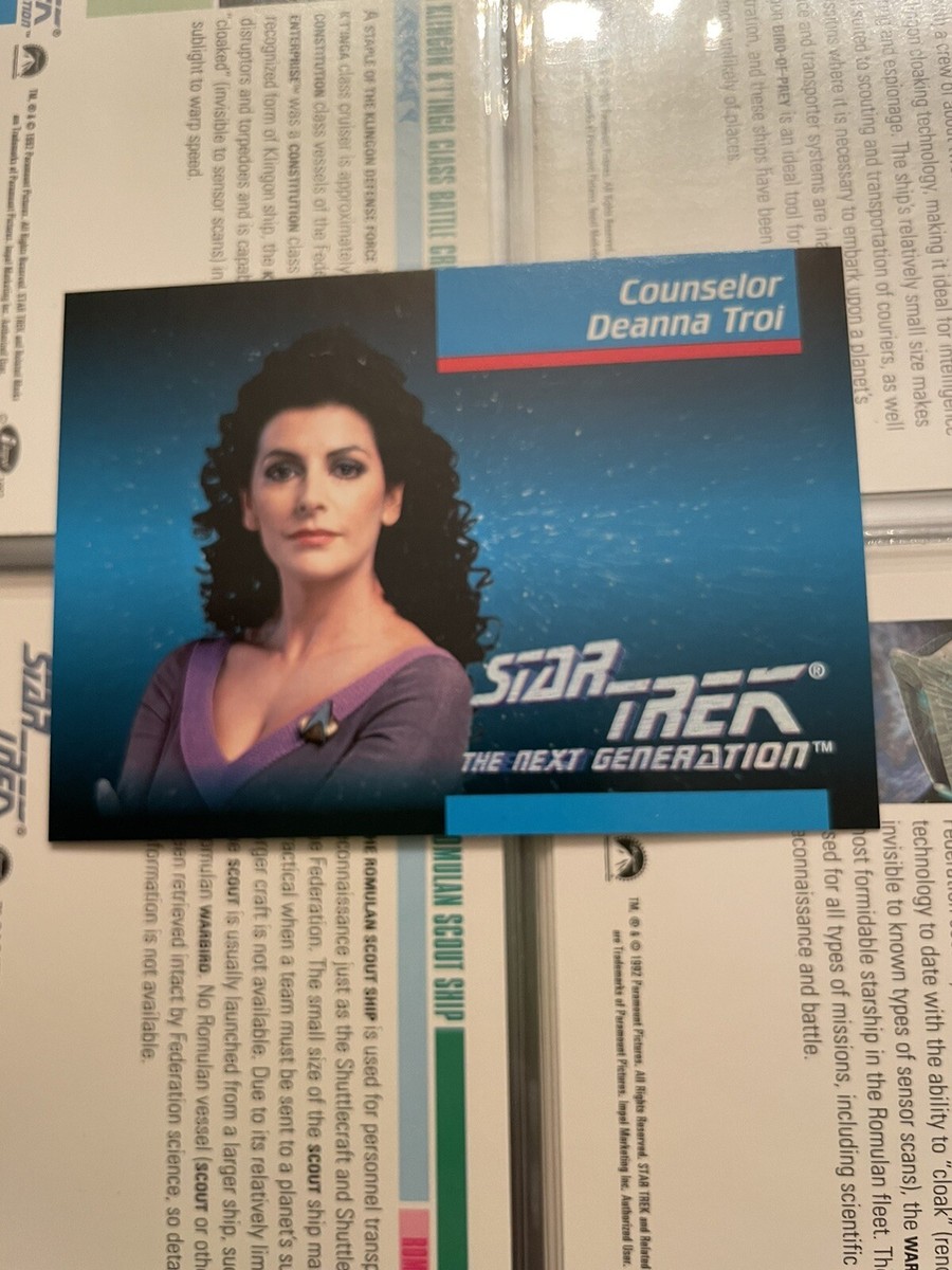 1992 Star Trek The Next Generation Card Complete Set-Impel-120