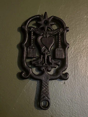 Vintage Cast Iron Trivet Wilton J.Z.H. Griswold Made In USA