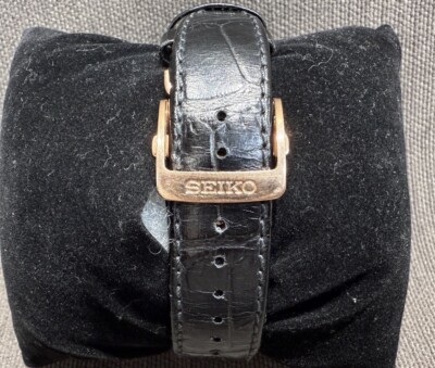 Seiko Premier Men's Black Watch - SNL044 for sale online | eBay