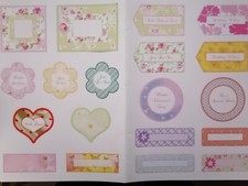 GIFT TAGS pre-cut , A3 sheet includes 19 tags