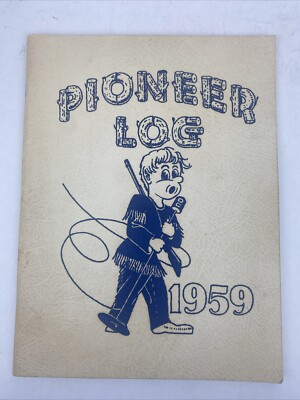 Oregon City 1959 Pioneer Log yearbook Thora B. Gardiner Junior High School