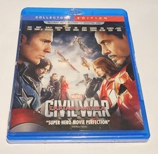 Captain America-Civil War Blu-ray 3D + Blu-ray + Digital HD Collectors Edition 