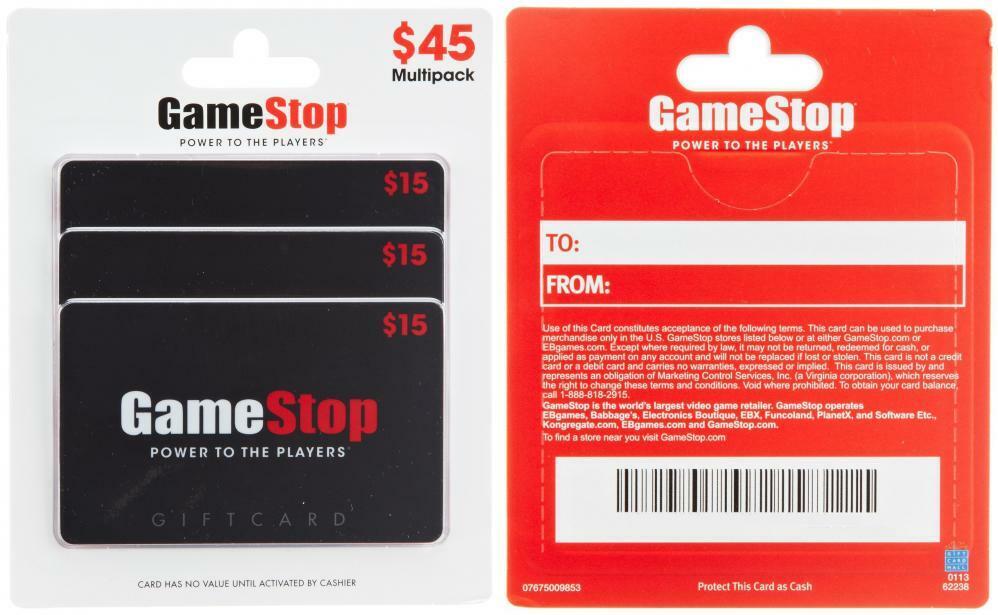 Buy GameStop Gift Cards