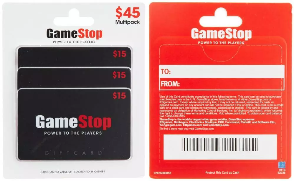 GameStop Gift Cards, Multipack of 3