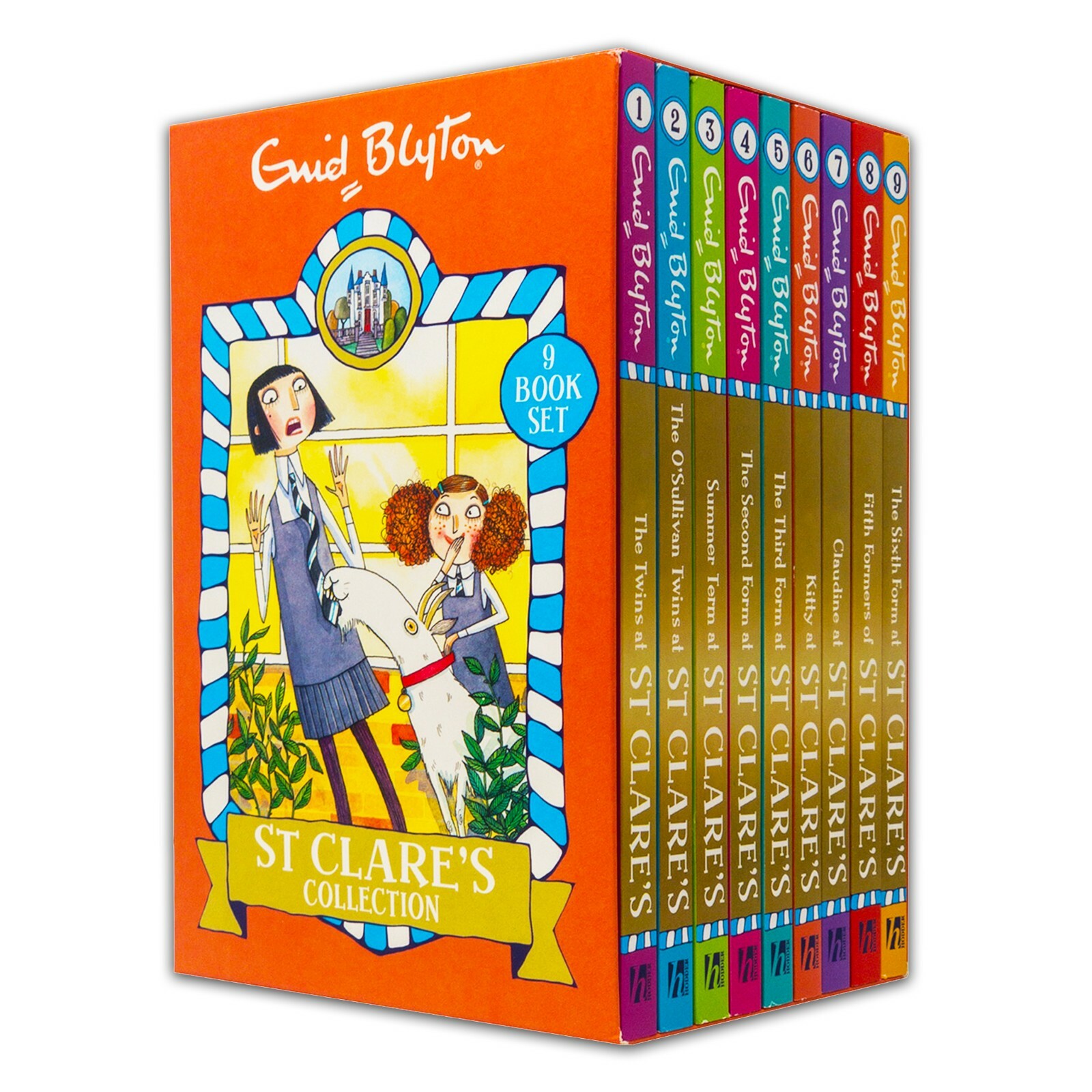 St Clare's Collection 9 Books Box Set by Enid Blyton Sixth Form, Fifth Formers