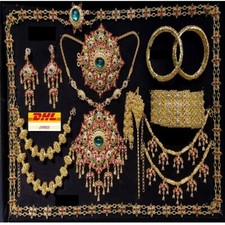 Set of Thai Special Tradition Jewelry Occasional Wedding Stage Show Parade