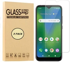 AT&T Radiant Max Maestro Max,Cricket Ovation 2 Tempered Glass Screen Protector 