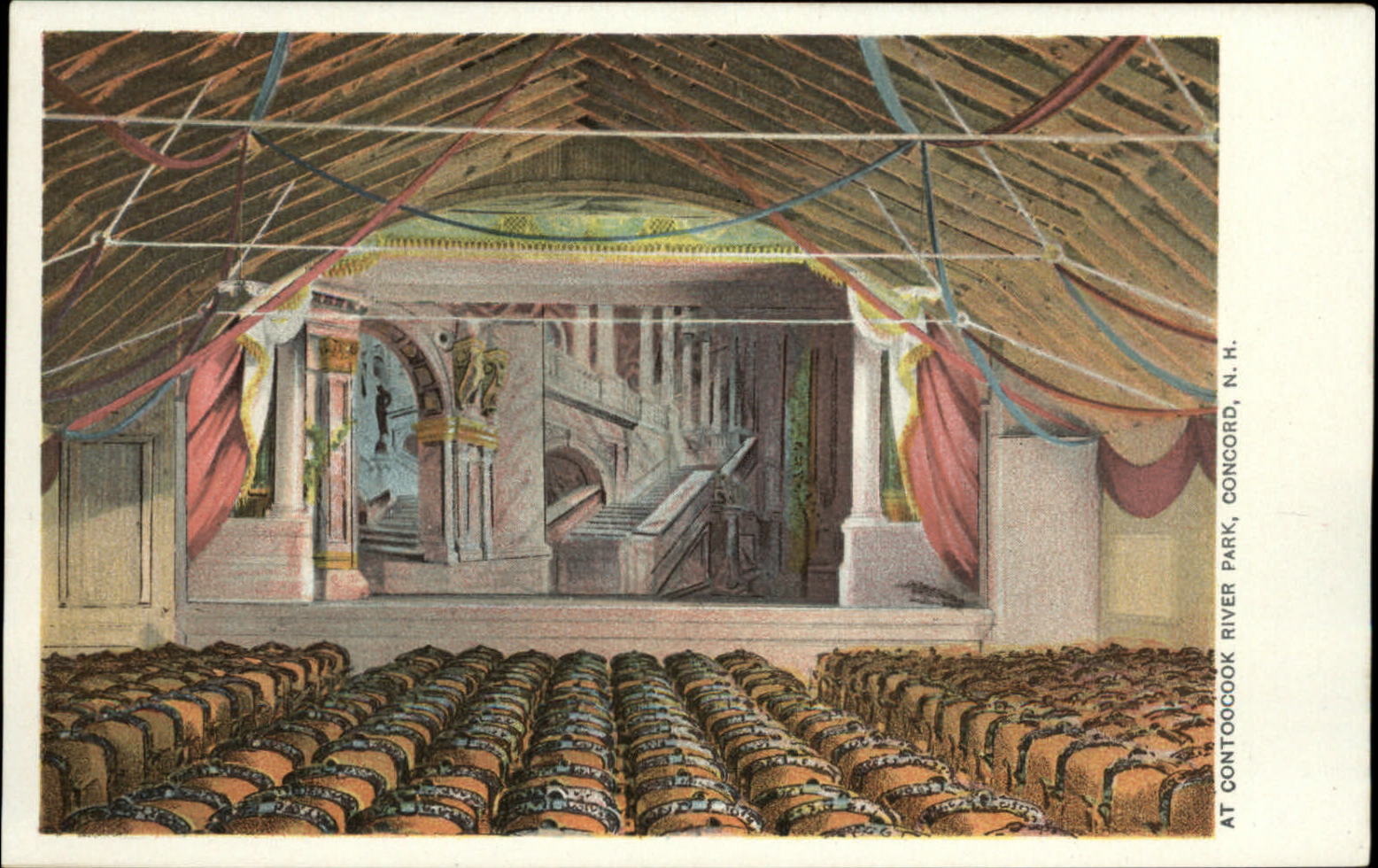 Contoocook River Park theater Concord New Hampshire interior stage UDB eBay