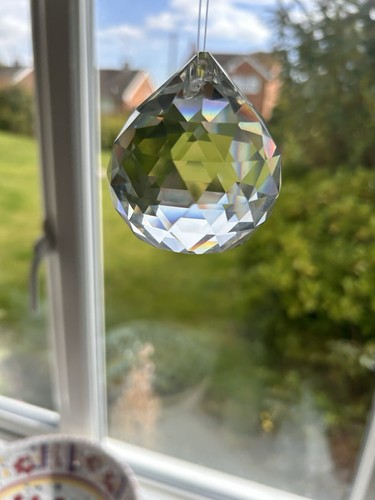 hanging crystal suncatcher In Box - Picture 6 of 11