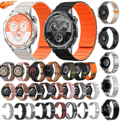 Silikon Nylon Armband Band für Huawei Watch GT 4 3 2 2e 5 Pro 46/48mm Watch 4 3