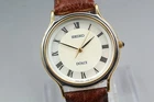 Vtg.1984 [N MINT] SEIKO DOLCE 5E61-0A20 Roman 32mm Quartz Men's Watch From JAPAN