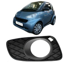 Smart Fortwo 451 Stoßstangengitter vorne rechts schwarz +Löcher f. NSW Bj. 07-12