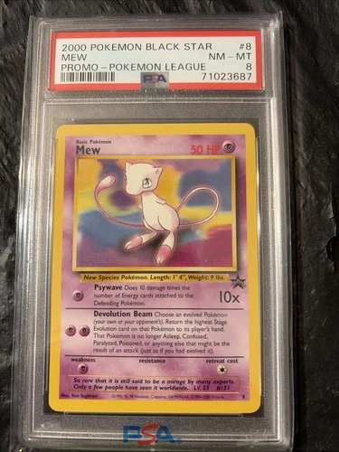 Mew 08/53 Wotc Promo Regular PSA 8