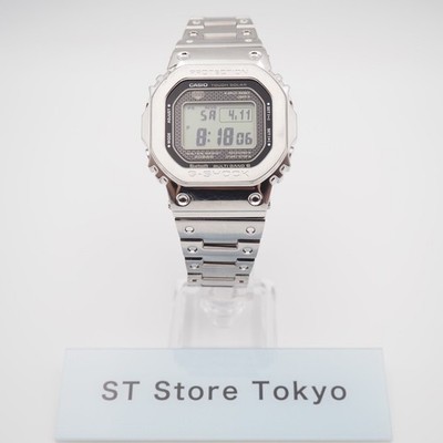 Casio G-SHOCK GMW-B5000D-1JF Funk Solar Uhr Silber Gebraucht