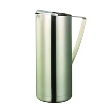 Service Ideas X7025BS Water Pitcher 64oz, Stainless Steel, Brushed