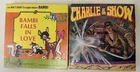 Lot of 2 Super 8mm Film Reel Movie Bambi Falls in Love & Charlie at The Show