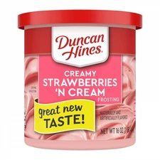 ( 2 Pack ) Duncan Hines Frosting, Creamy Strawberry N Cream 16 Oz