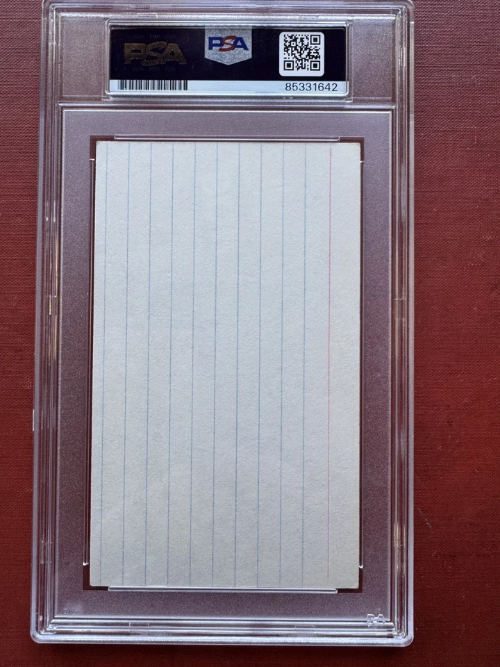 JIM LEYLAND *PSA Certified Autographed index card* 1/1 *HOF* Manager - Image 3 of 3