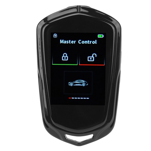LCD Touch Screen Smart Key Anti Lost Car Key for One Click Start Car Black - Picture 2 of 12