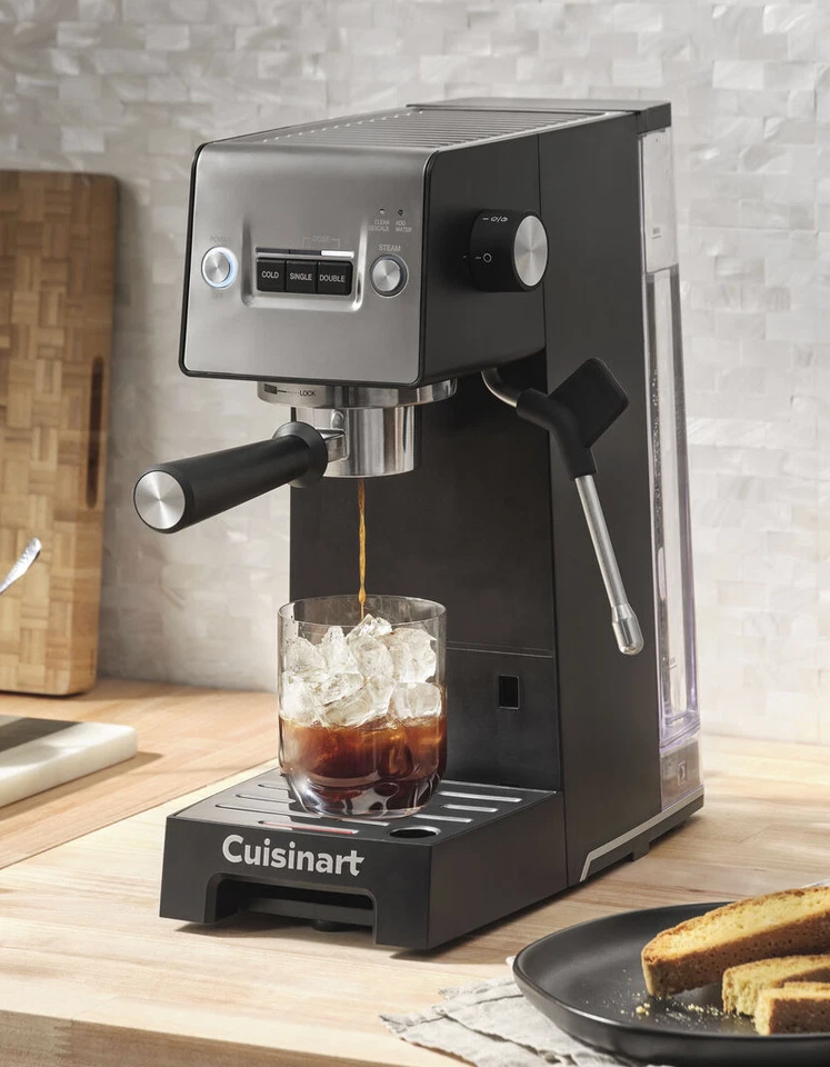 Cuisinart Espresso Bar Collection Slim Espresso Machine EM-160 Regalo NUEVO SELLADO Foto 2 de 4