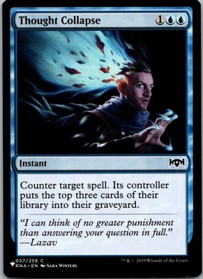 Thought Collapse The List Reprints NM Normal