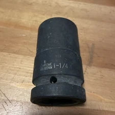 Performance Tool 1-1/4” Impact Socket 1” Drive 6 Point
