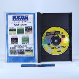 Jurassic Park en caja con manual - CD de Sega