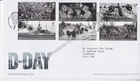GB ROYAL MAIL FDC FIRST DAY COVER  2019 D-DAY STAMP SET FAREHAM PMK