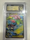 Pokémon TCG Mega Evolution Venusaur EX Full Art Card 155/132 Pristine CGC 10