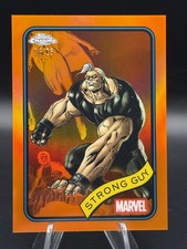 2025 Topps Chrome Marvel #182 Strong Guy True Orange 06/25