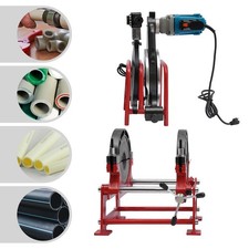 Pipe Fusion Welder 2 Clamps Manual HDPE PP PE Pipe Butt Welding Machine 90-250mm