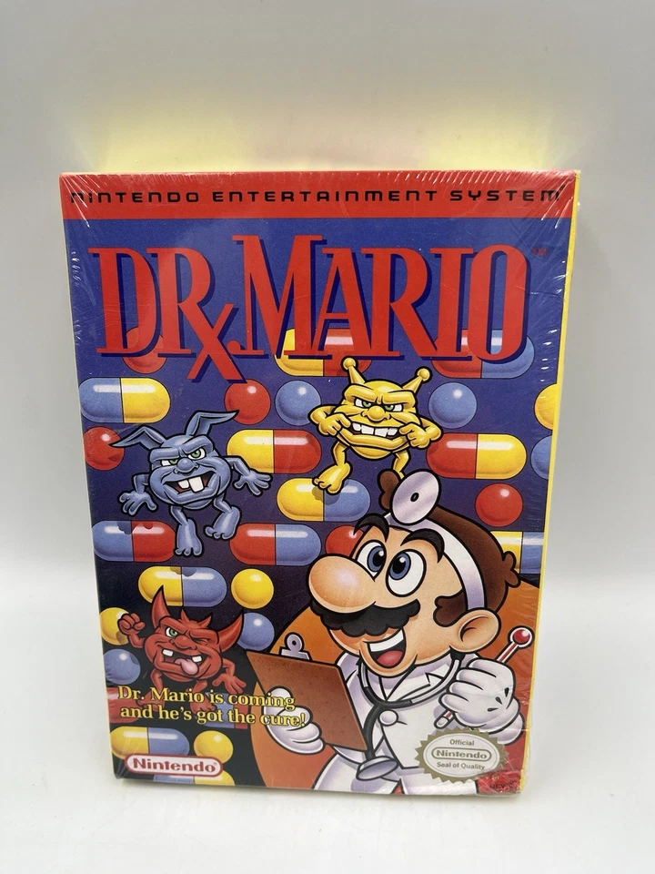 1990 NINTENDO DR. MARIO NES OVAL SEAL (BRAND NEW FACTORY SEALED!) WOW! 🔥 - Image 2 of 4
