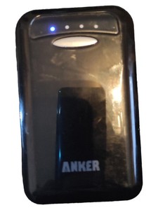 Anker Powerbank Schwarz Externer Akku Ladegerät Handy Tablet