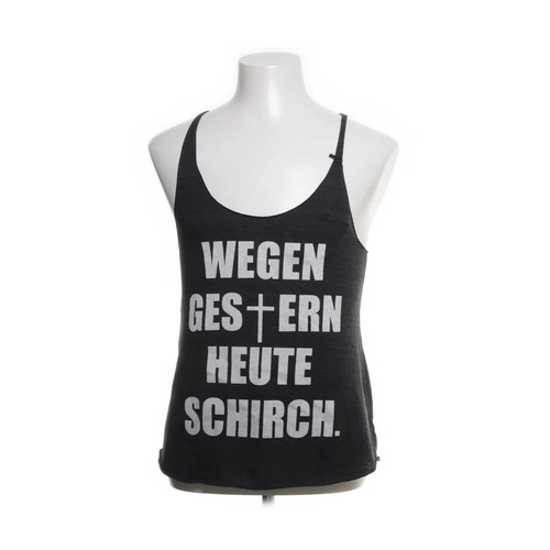 American Apparel, Tanktop, Größe: L, Grau, Print, Sweat, Herren #KKk