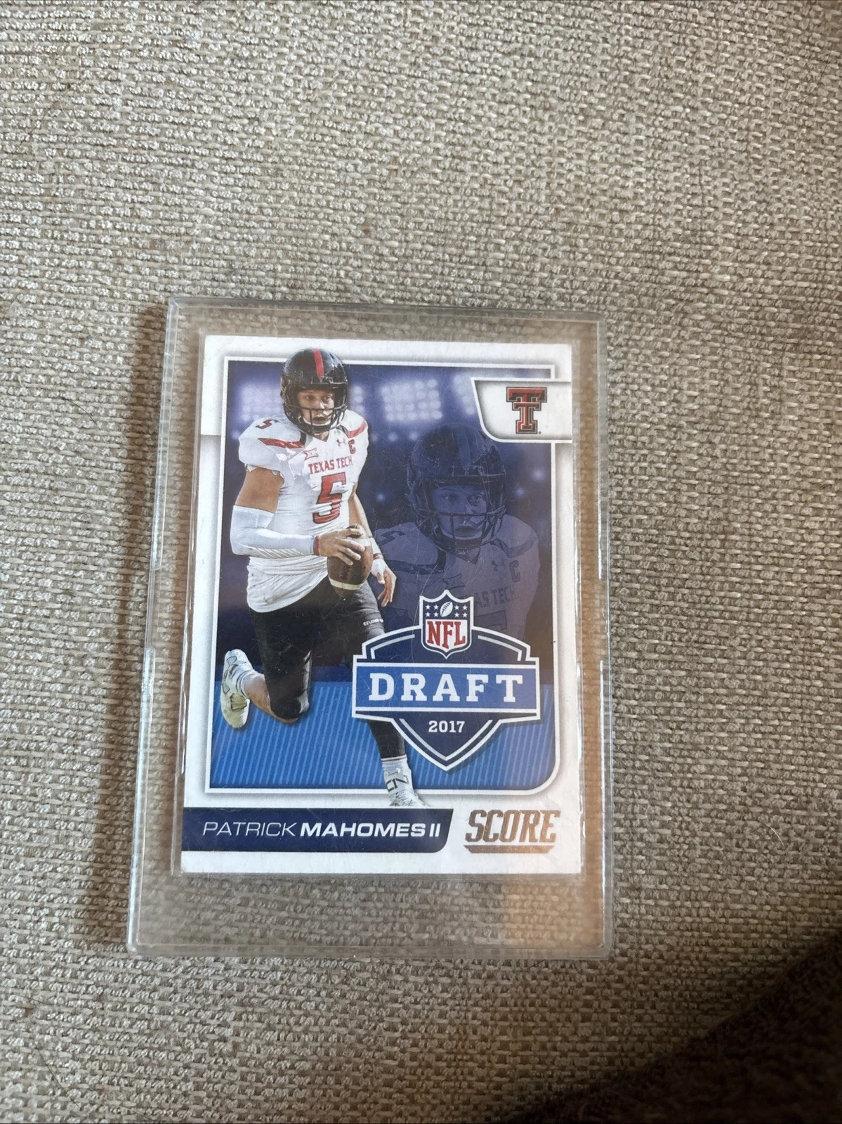Patrick Mahomes trading card
