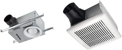 Powerful Recessed Light Ventilation & Invent Flex Bathroom Exhaust Fan Combo
