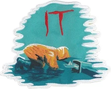 Patch - C&D Visionary - IT S.S. Georgie 3.6"x3.1" Iron-On Movie NEW I.T.